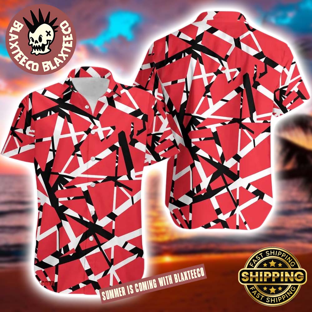 Van Halen Eddie Signature Pattern 2025 Hawaiian Shirt For Fans