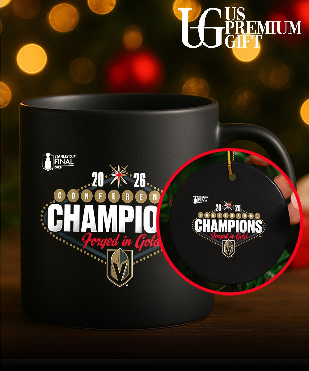 Vegas Golden Knights 2026 Conference Champions Stanley Cup Final Forged In Gold shirt