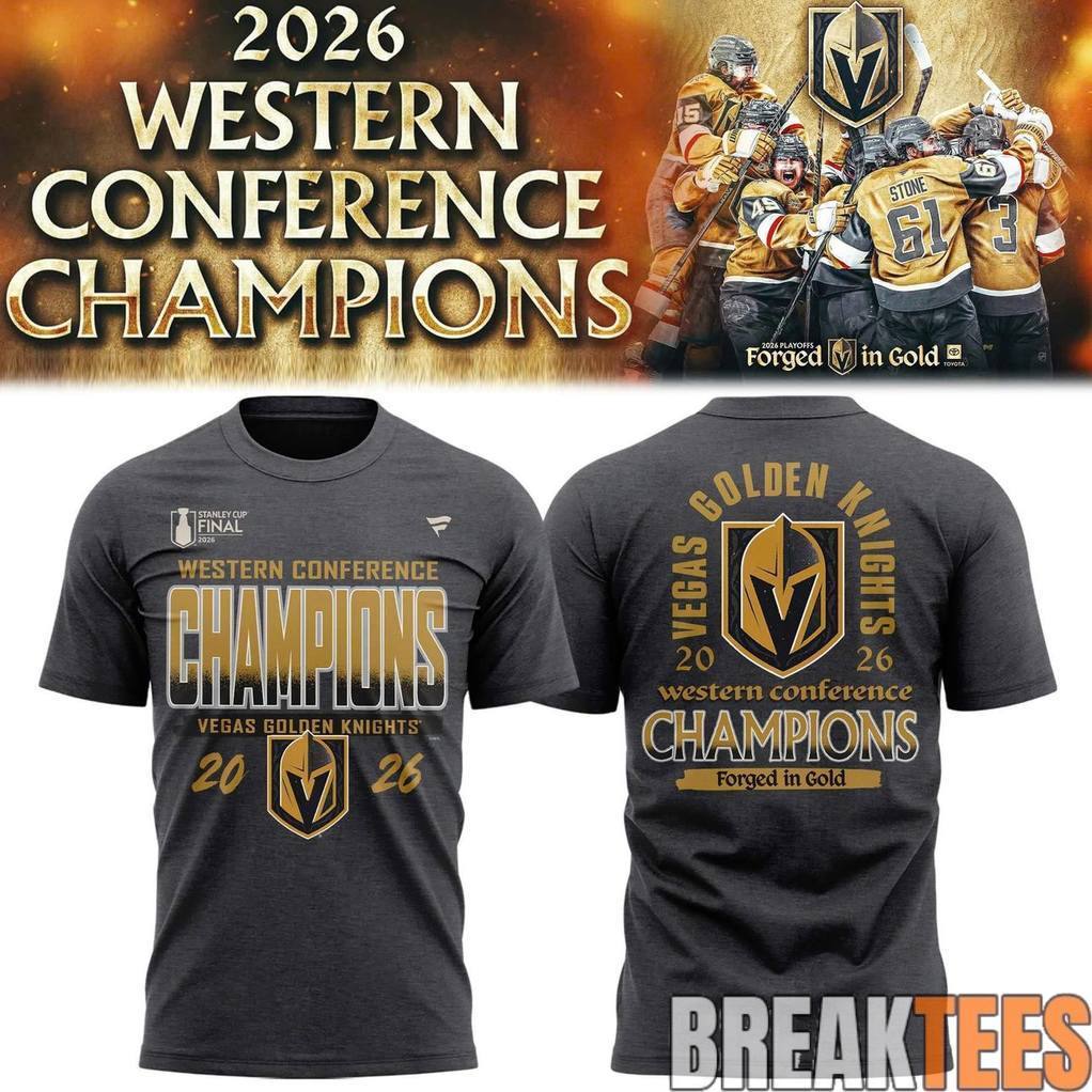 Vegas Golden Knights 2026 NHL Western Conference Champions Shirt