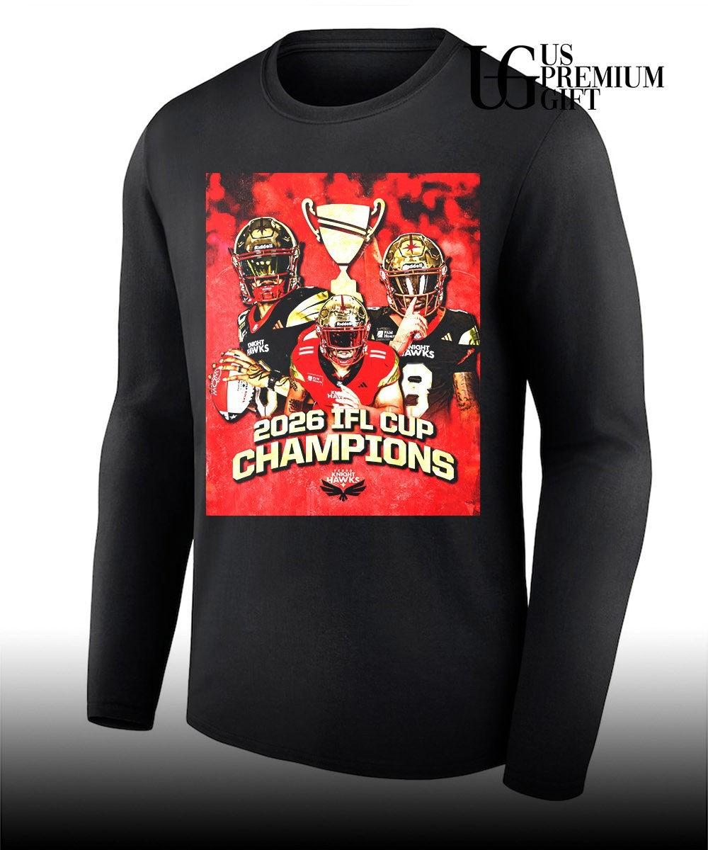 Vegas Knight Hawks Indoor Football League Champions 2026 poster shirt
