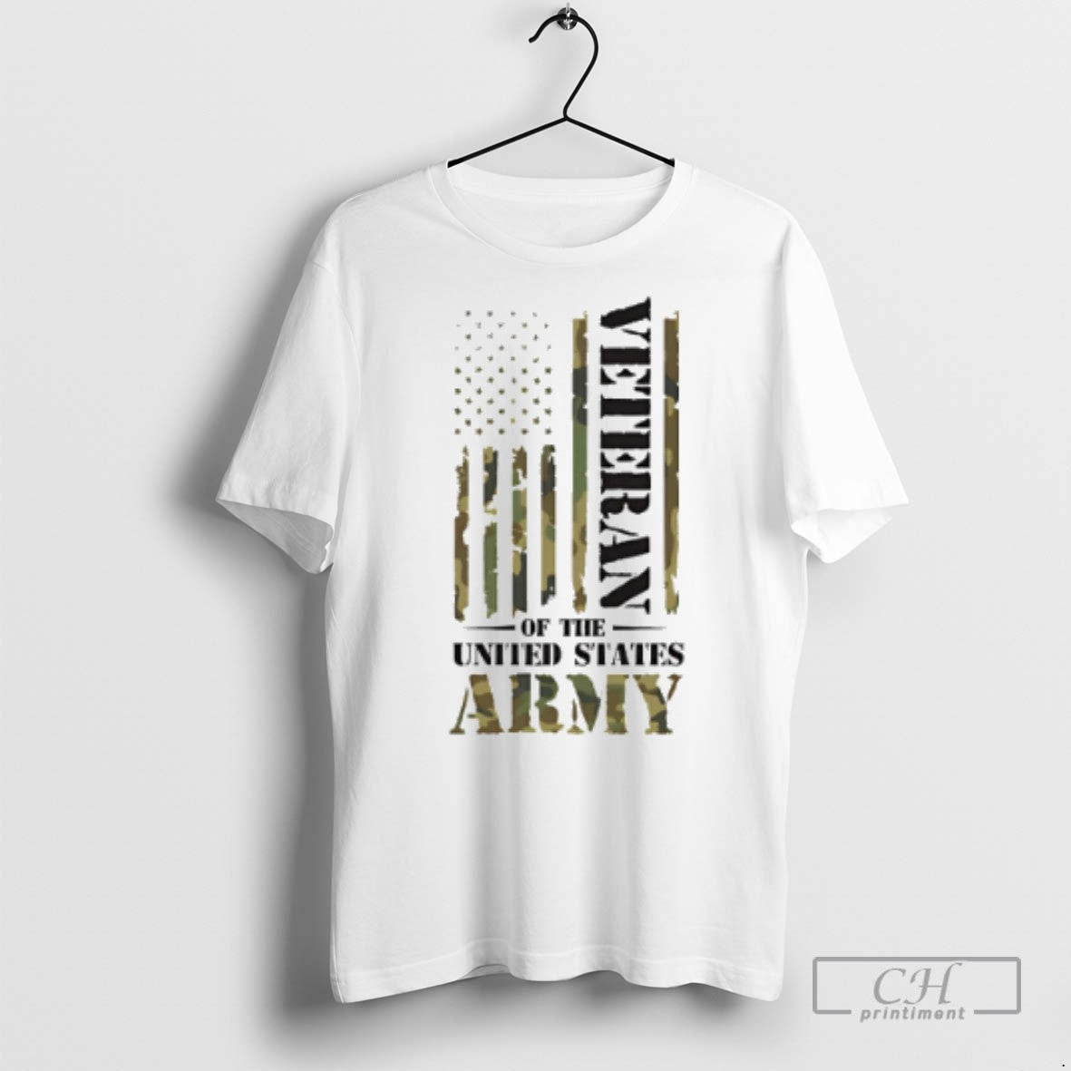 Veteran Of The United States Army Flag T Shirts
