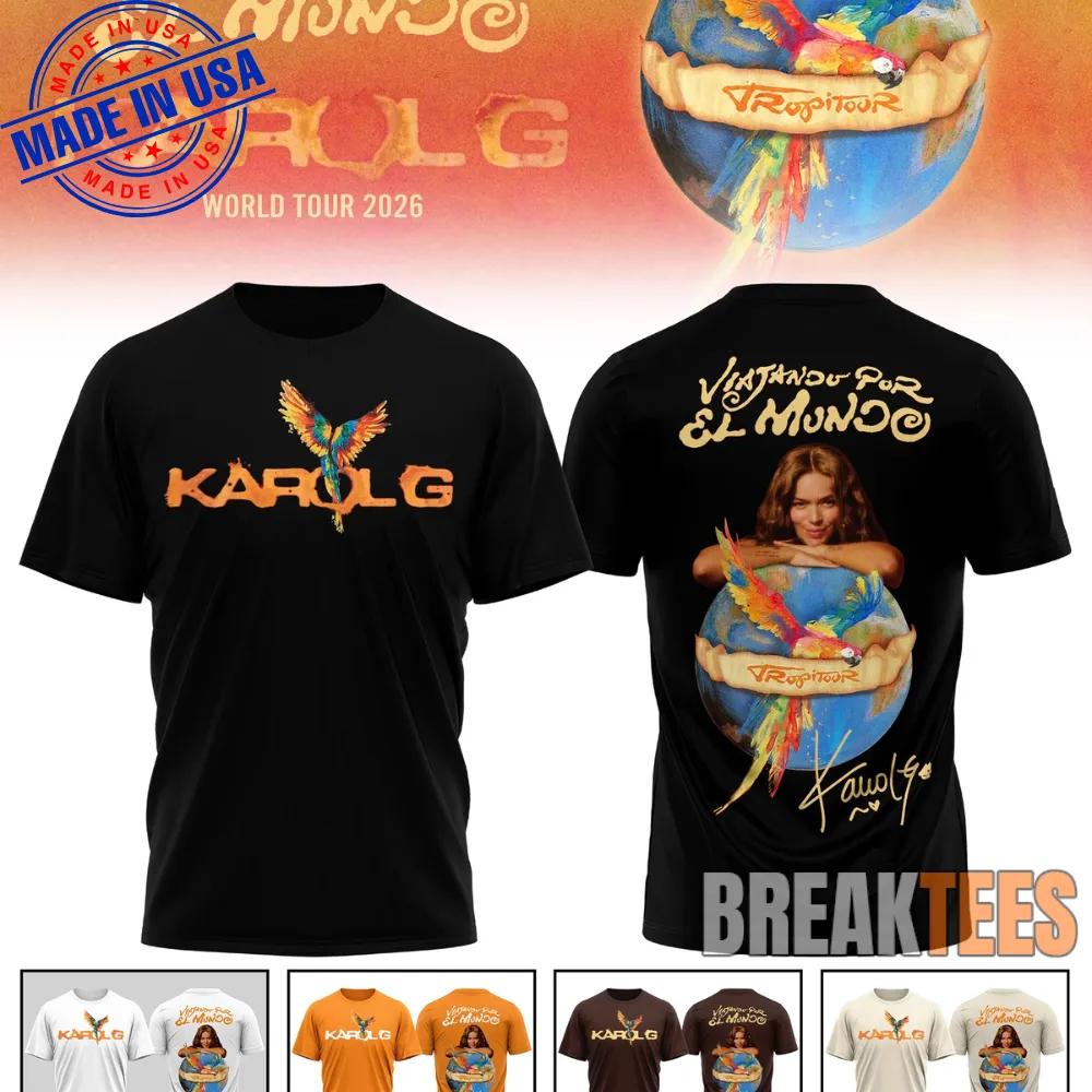 Viajando Por El Mundo Tropitour 2026 Limited Edition Shirt