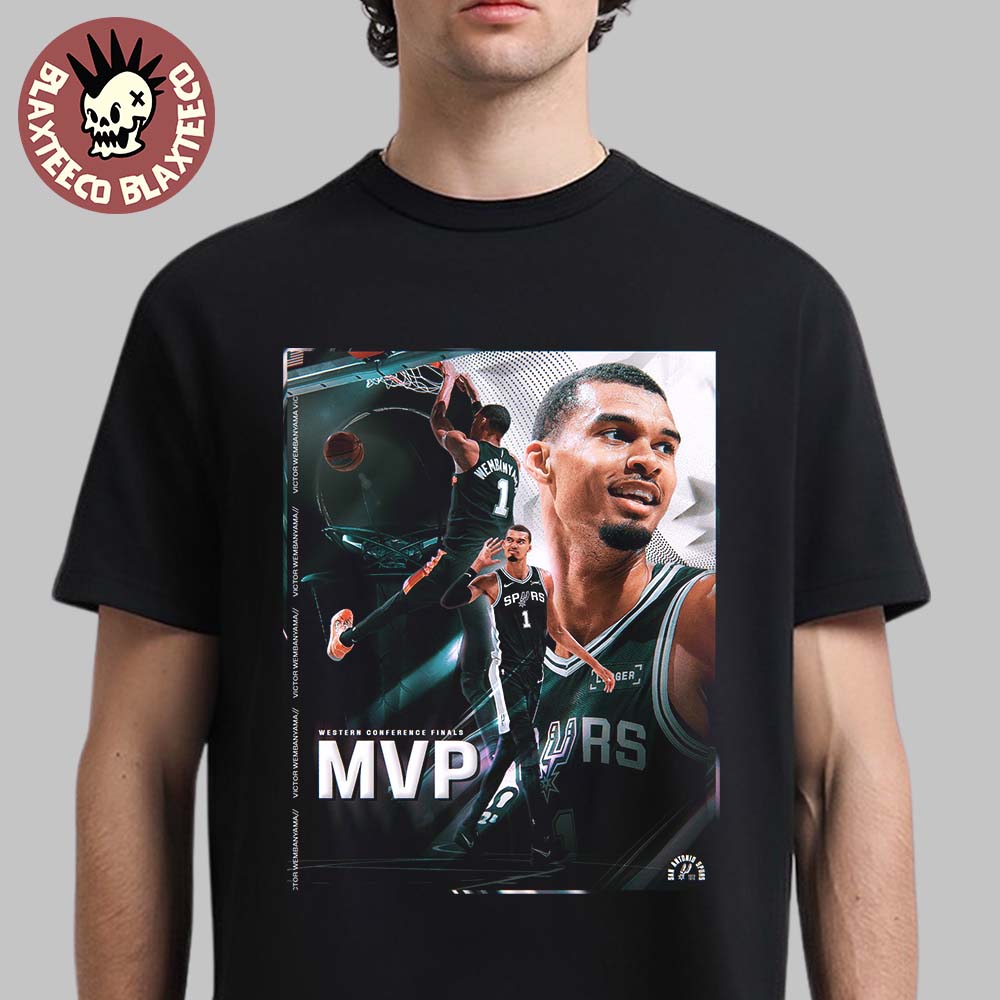 Victor Wembanyama San Antonio Spurs 2026 NBA Western Conference Finals MVP T-Shirt