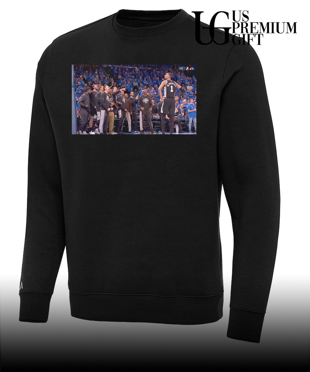 Victor Wembanyama and teammates 2026 WCF Game 1 shirt