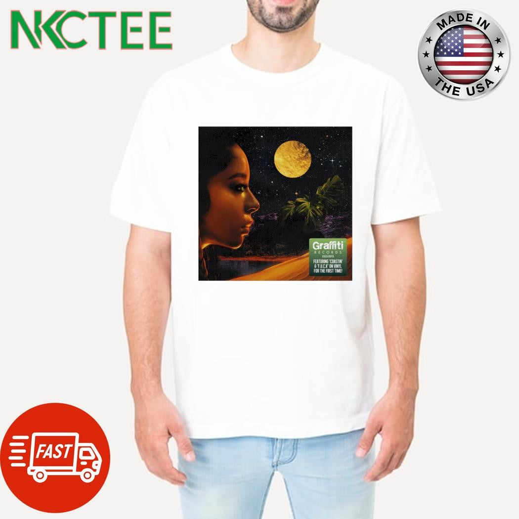 Victoria Monét’s JAGUAR 5-Year Anniversary vinyl shirt