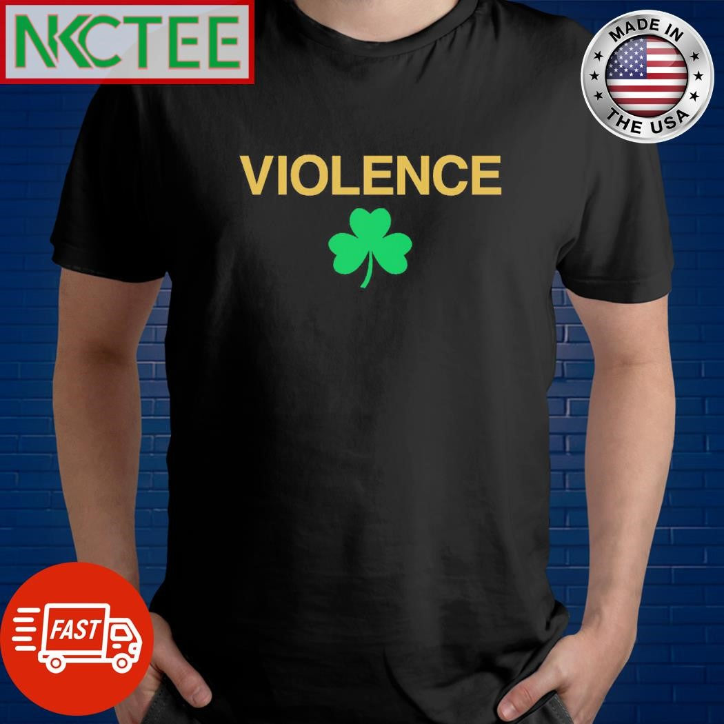 Violence x Boston Celtics logo shirt