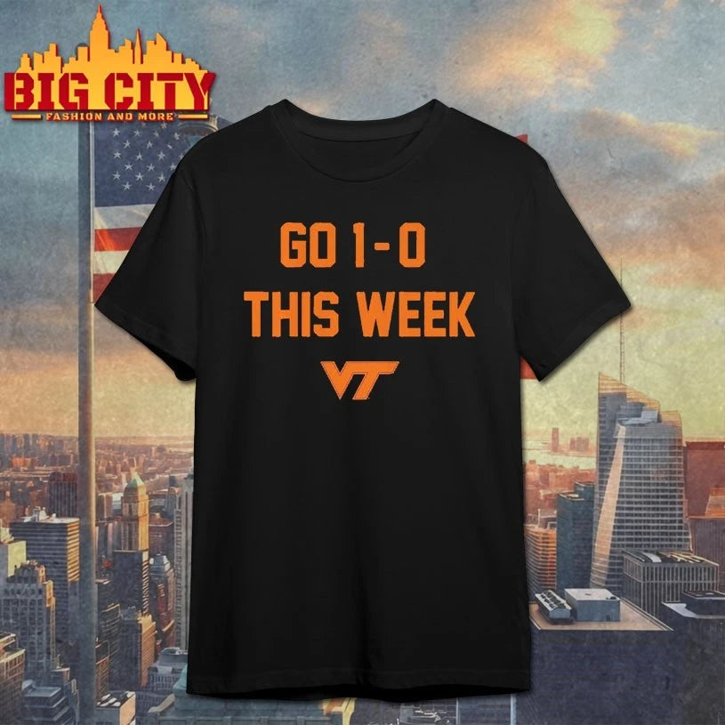 Virginia Tech Football Go 1-0 This Week shirt