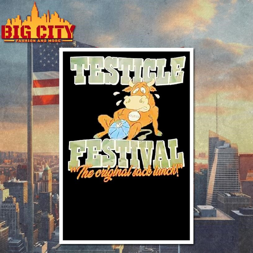Volunr Testicle Festival The Original Lunch Shirt