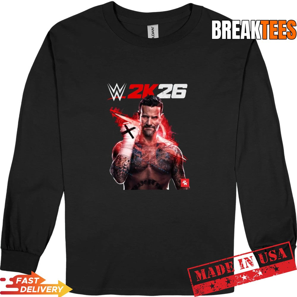 WWE 2K26 CM Punk Best In The World Edition Shirt