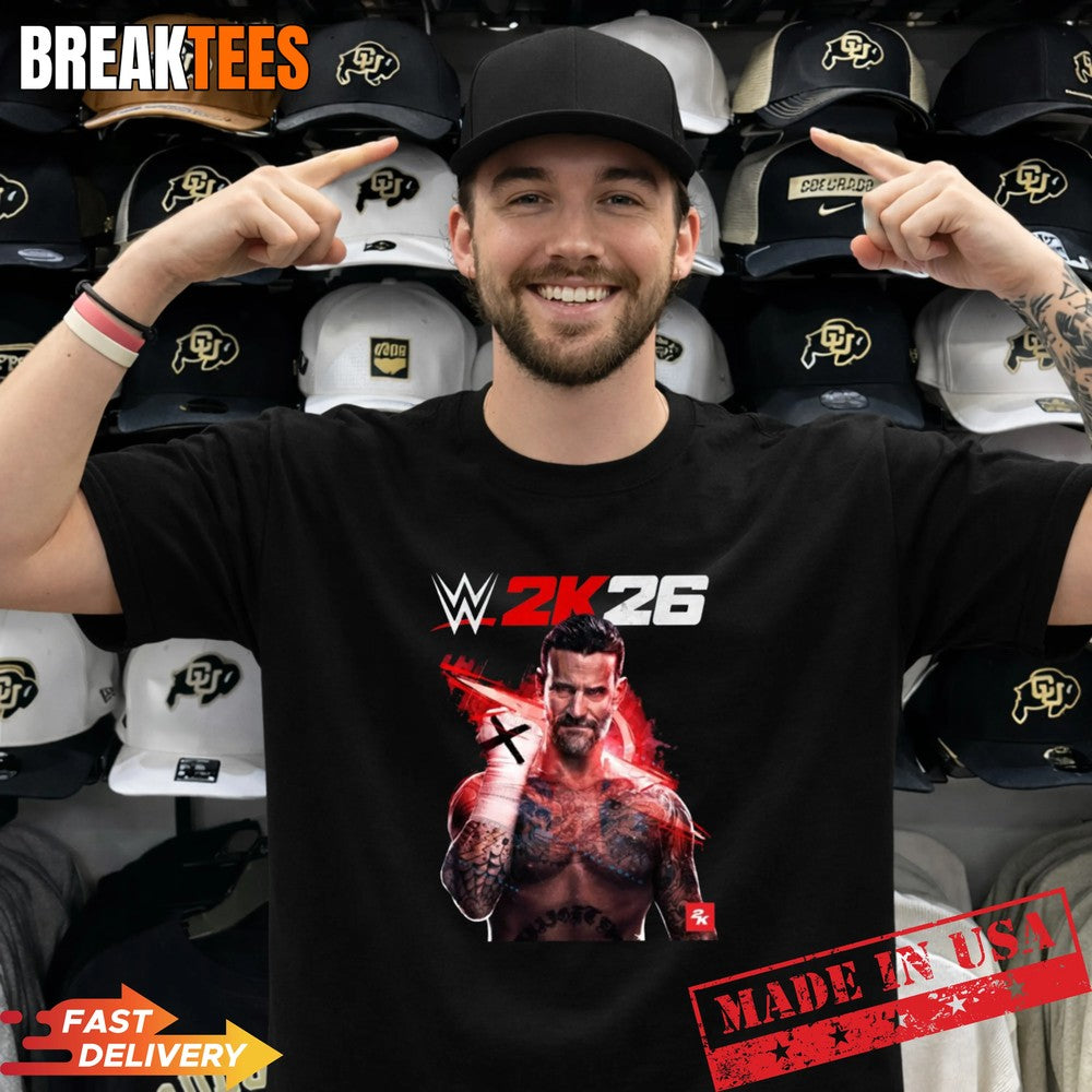 WWE 2K26 CM Punk Best In The World Edition Shirt