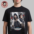 WWE Elimination Chamber 2026 Chicago CM Punk And AJ Lee Event Poster T-Shirt