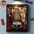 WWE Wrestlemania 42 Vegas 2026 Women’s Championship Match Stephanie Vaquer Vs Liv Morgan Decor Poster Canvas