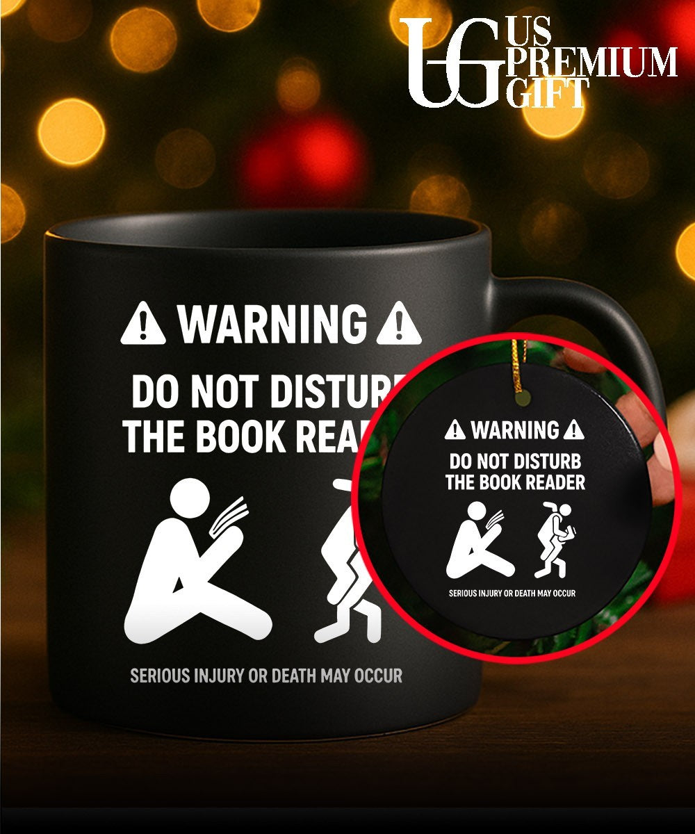 Warning do not disturb the book reader serious Injury or death may occur shirt