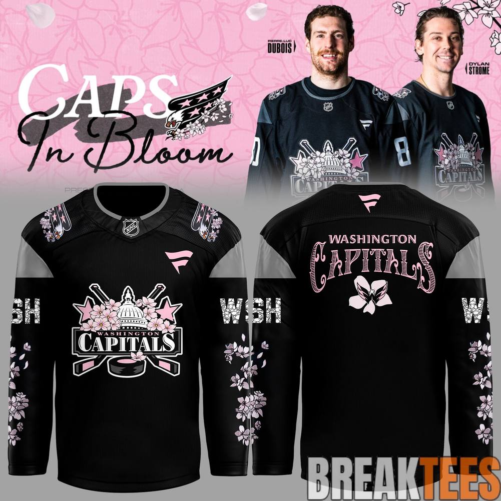 Washington Capitals Cherry Blossom Night Hockey Jersey