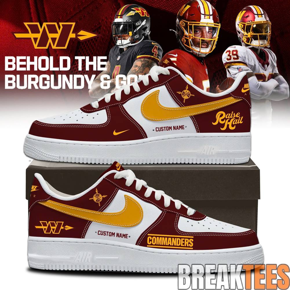 Washington Commanders Franchise Focus Club Fleece AF1 Sneaker