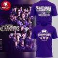 Washington Huskies 2025 National Champions Edition Two Sided Shirt
