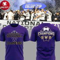 Washington Huskies National Champions 2025 NCAA Men’s College Cup Two Sided Shirt
