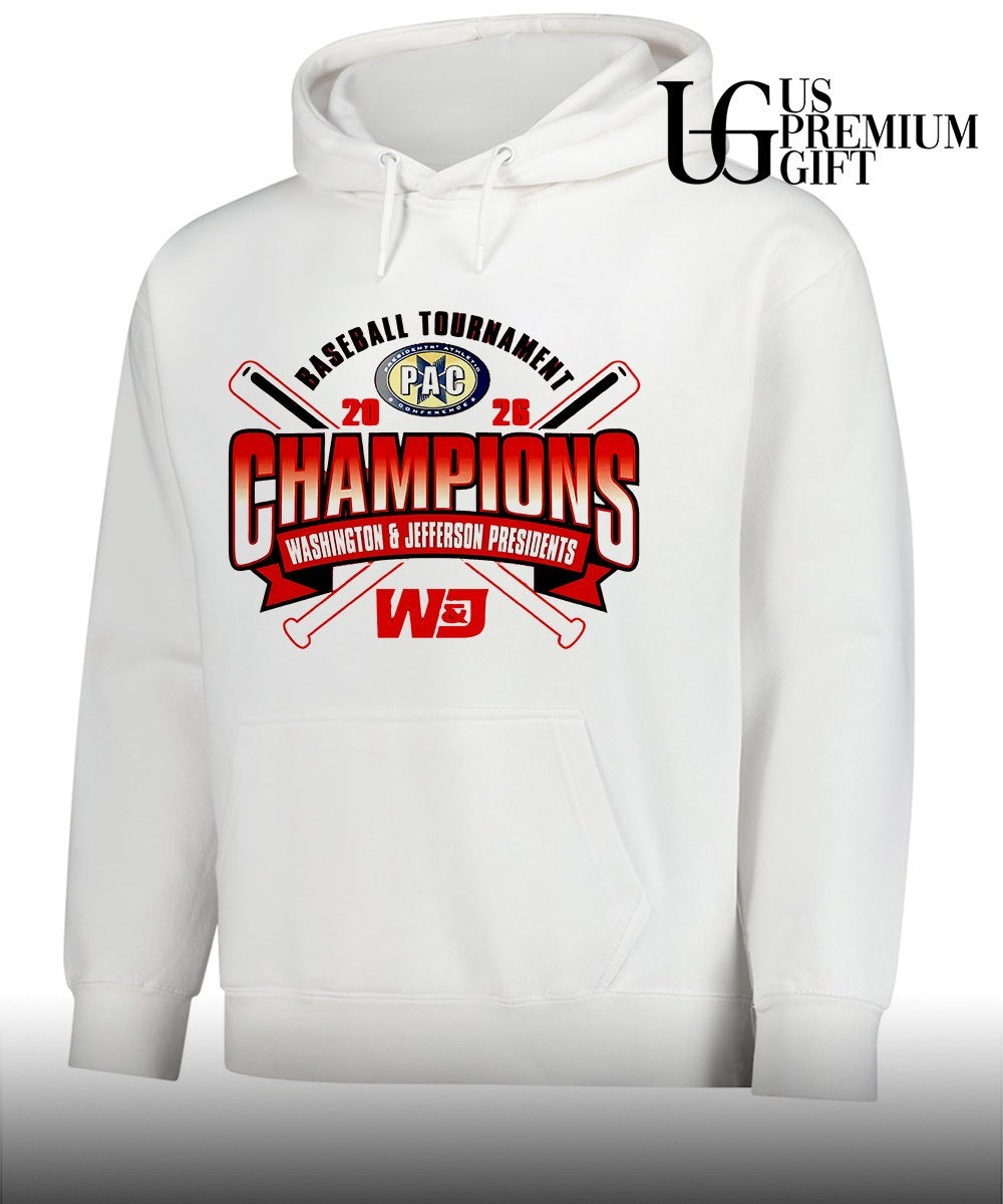 Washington & Jefferson Presidents 2026 Baseball PAC Conference Champions shirt