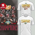 Washington State Cougars Famous Idaho Potato Bowl Champions Two Sided Shirt
