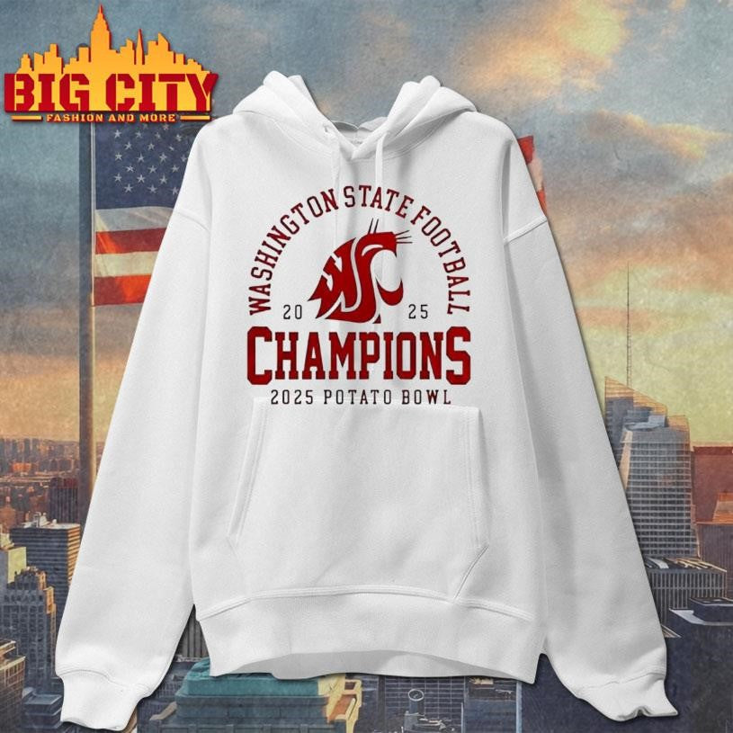 Washington State Football 2025 Potato Bowl Champions Shirt