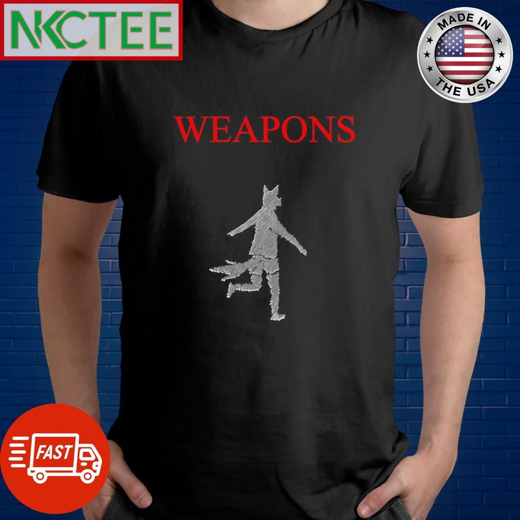Weapons wolf shirt