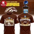 West Michigan Broncos 2025 Myrtle Beach Bowl Champions Two Sided Shirt