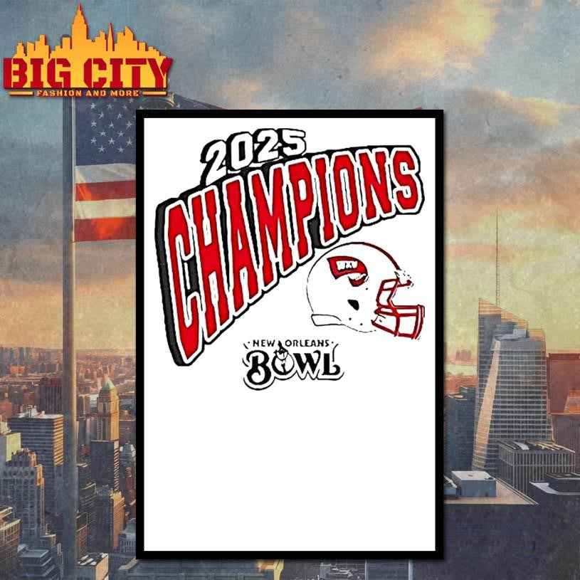 Western Kentucky Hilltoppers New Orleans Bowl 2025 Champions Shirt