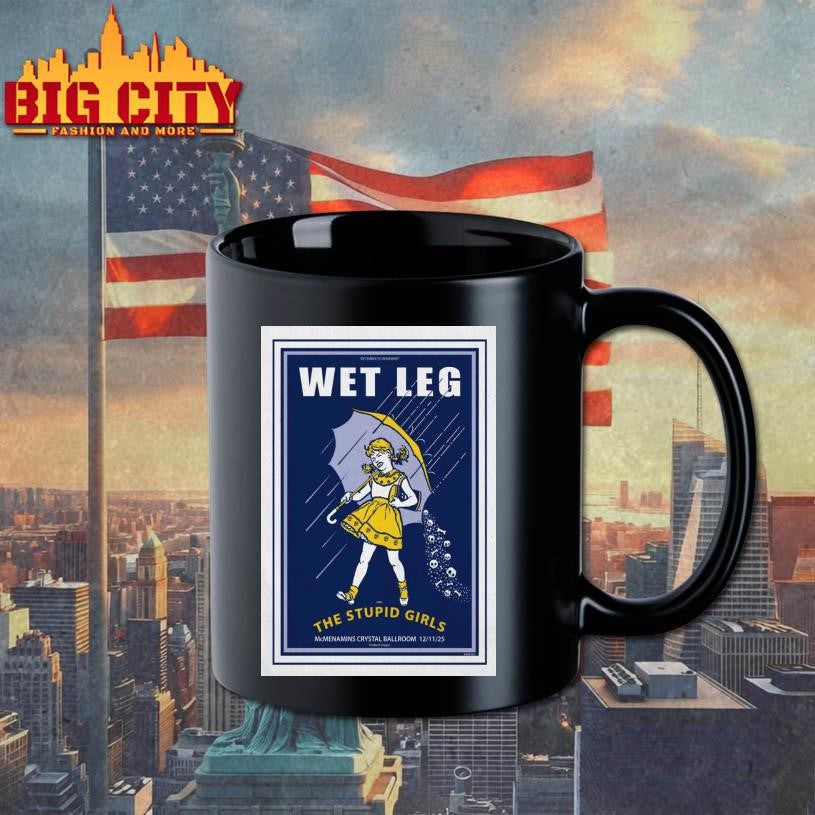 Wet Leg Dec 11 2025 Crystal Ballroom in Portland OR Poster Shirt