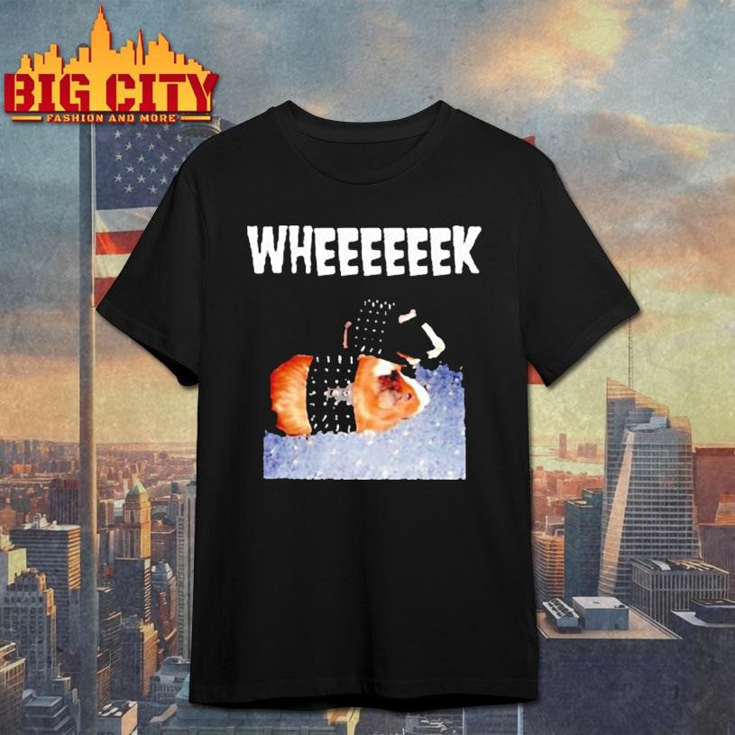 Wheeeeeek hamsters wearing a studded belt shirt