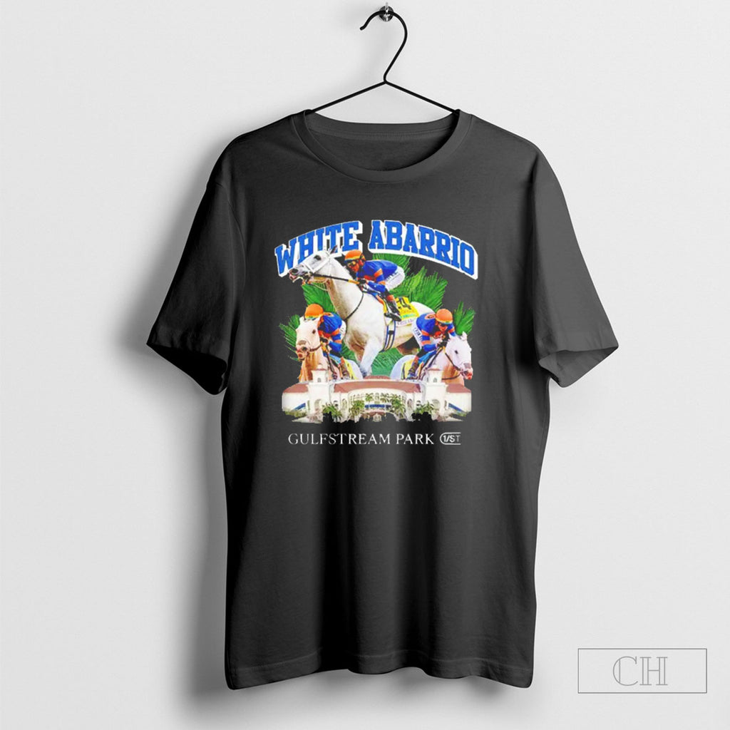White Abarrio Gulfstream Park Shirt Tee