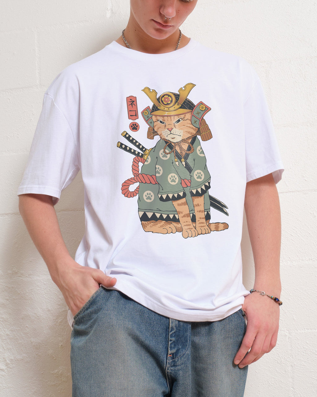 Neko Samurai T-Shirt