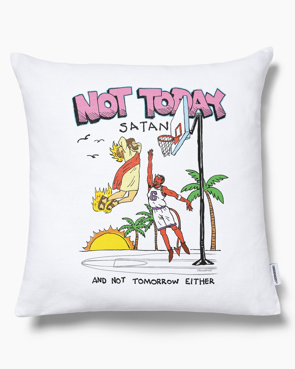 Not Today Satan Cushion