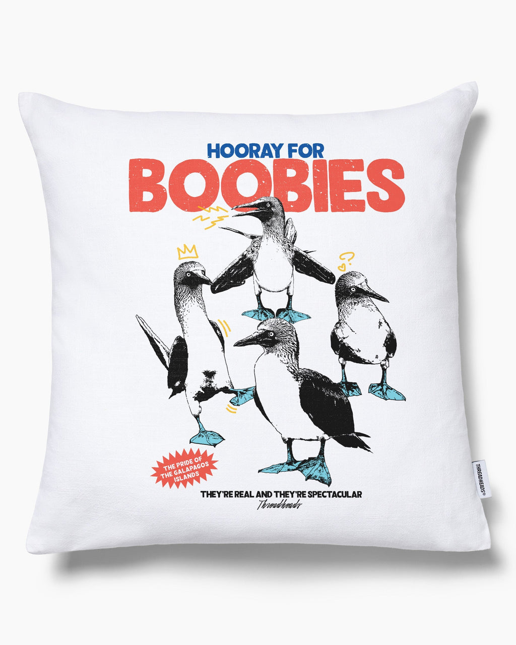 Hooray for Boobies Cushion