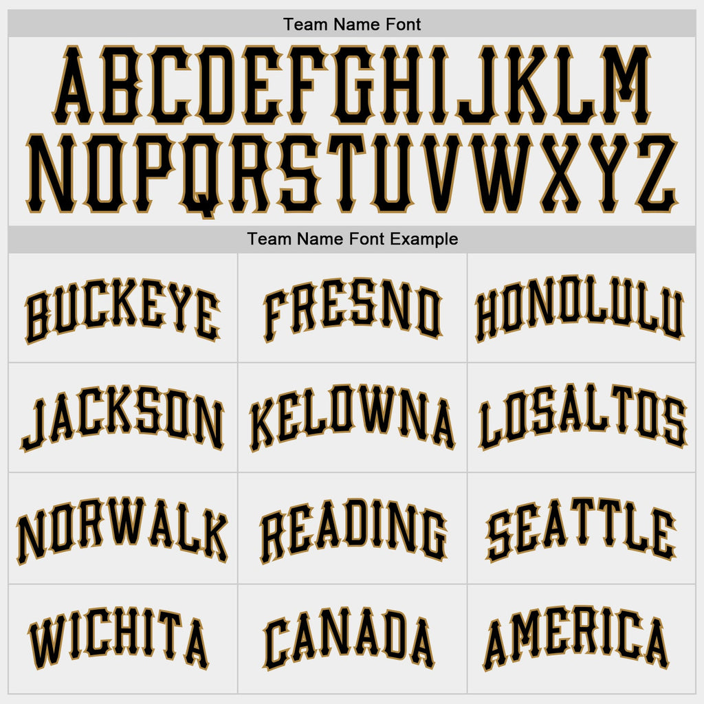 Custom White Black-Old Gold Authentic Baseball Jersey