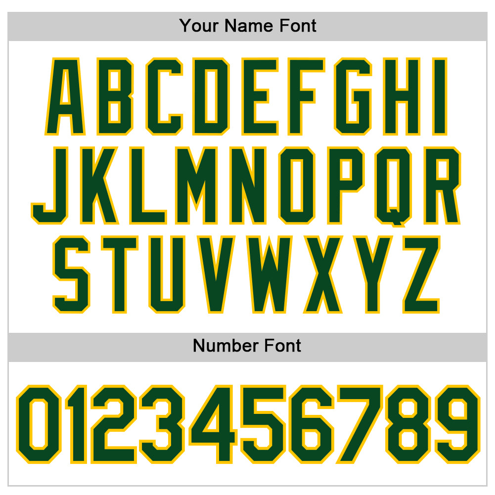 Custom White Green-Gold Authentic Sleeveless Baseball Jersey
