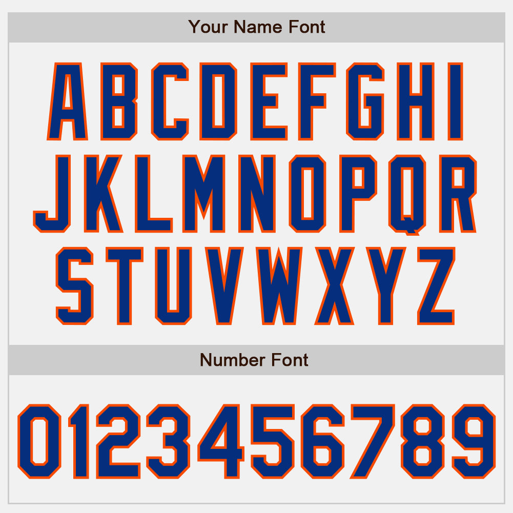 Custom White (Royal Orange Pinstripe) Orange-Royal Authentic Baseball Jersey