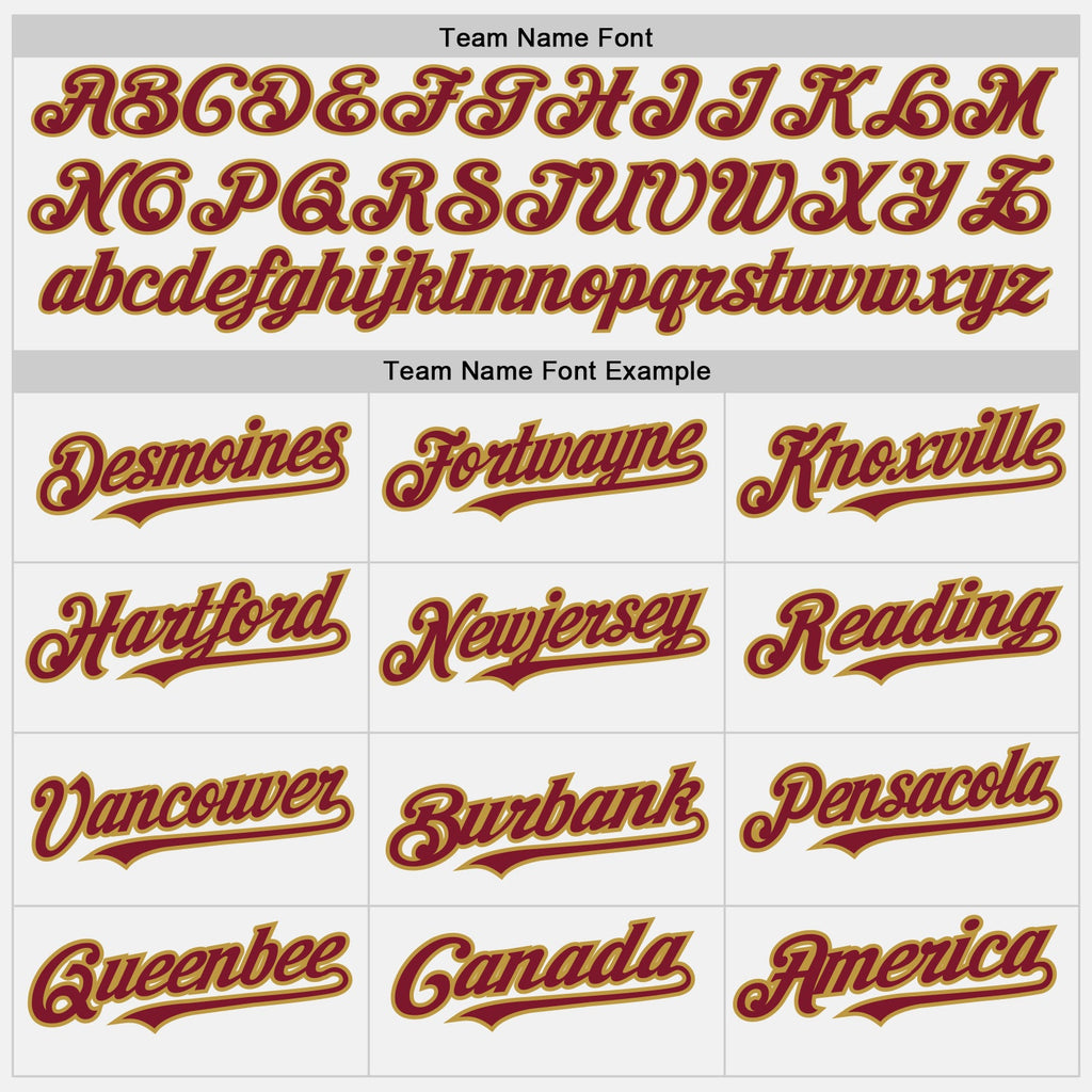 Custom White (Crimson Old Gold Pinstripe) Crimson-Gold Authentic Baseball Jersey