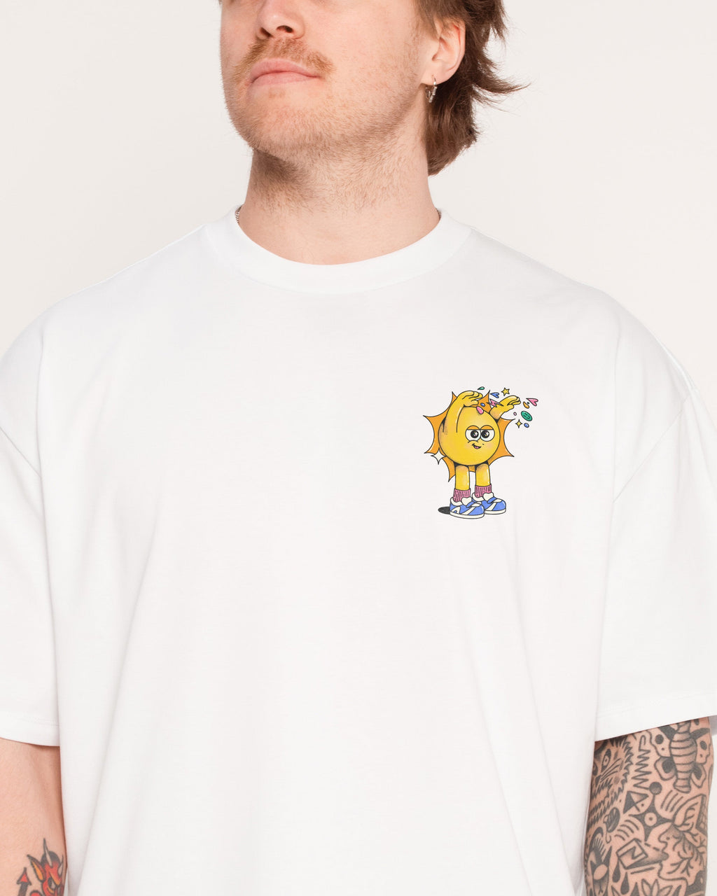 Hit Em' With the Good Vibes Oversized Tee