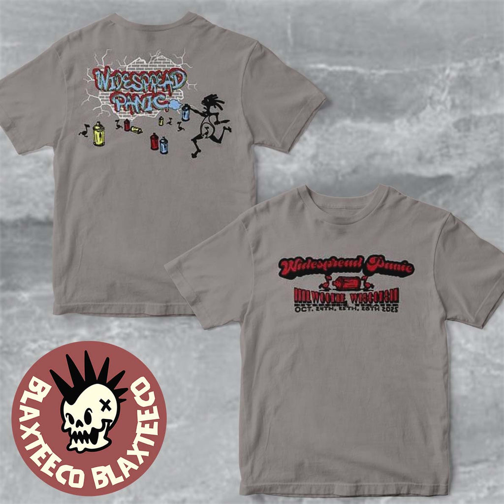 Widespread Panic Milwaukee Wisconsin 2025 Event Tee At Riverside Theater On October 24 25 26 2025 Two Sided T-Shirt