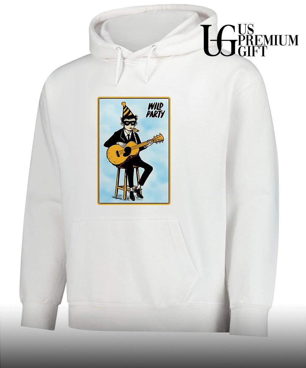 Wild Party Postcard draw shirt