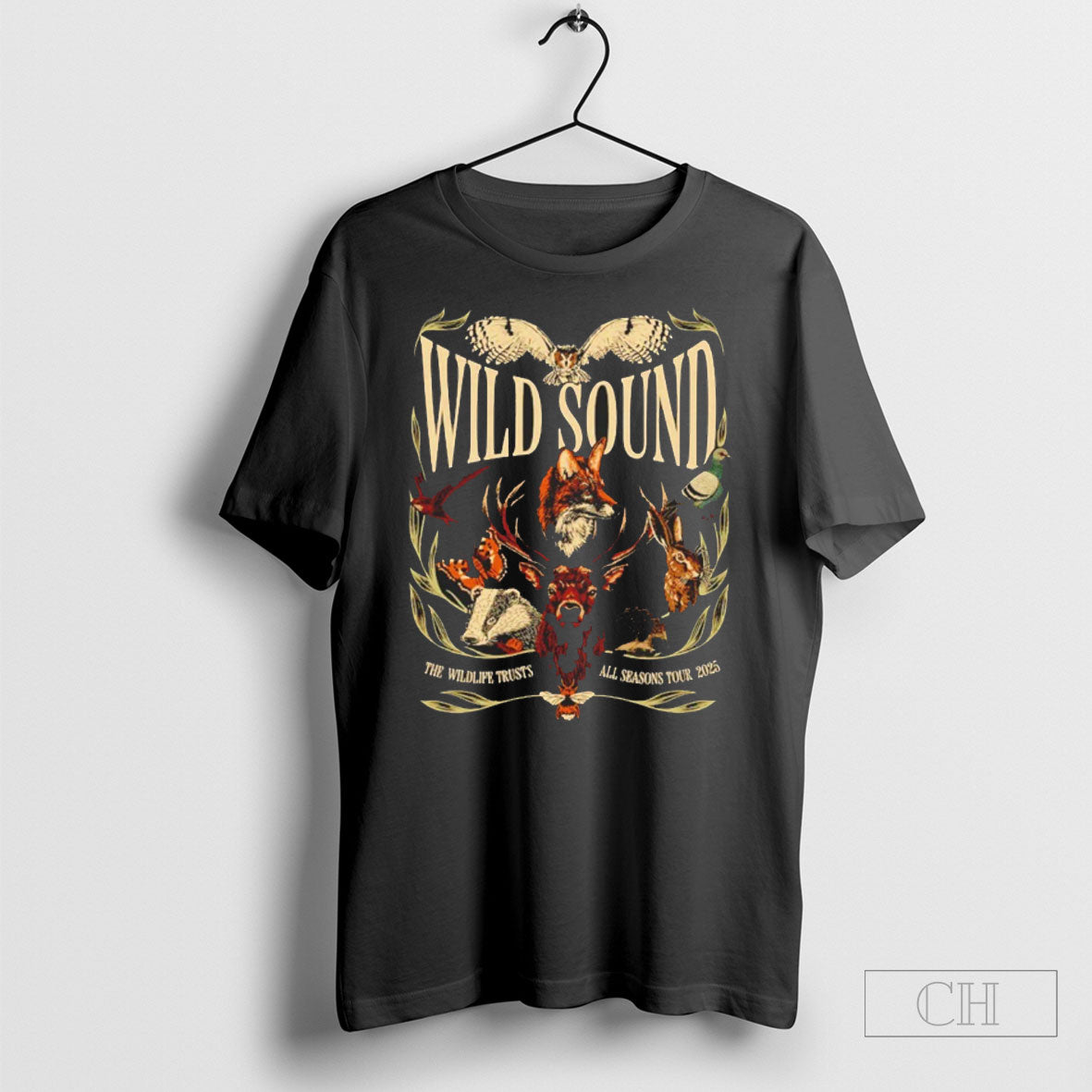 Wild Sound The Wildlife Trusts All Seasons Tour 2025 Shirt Tee