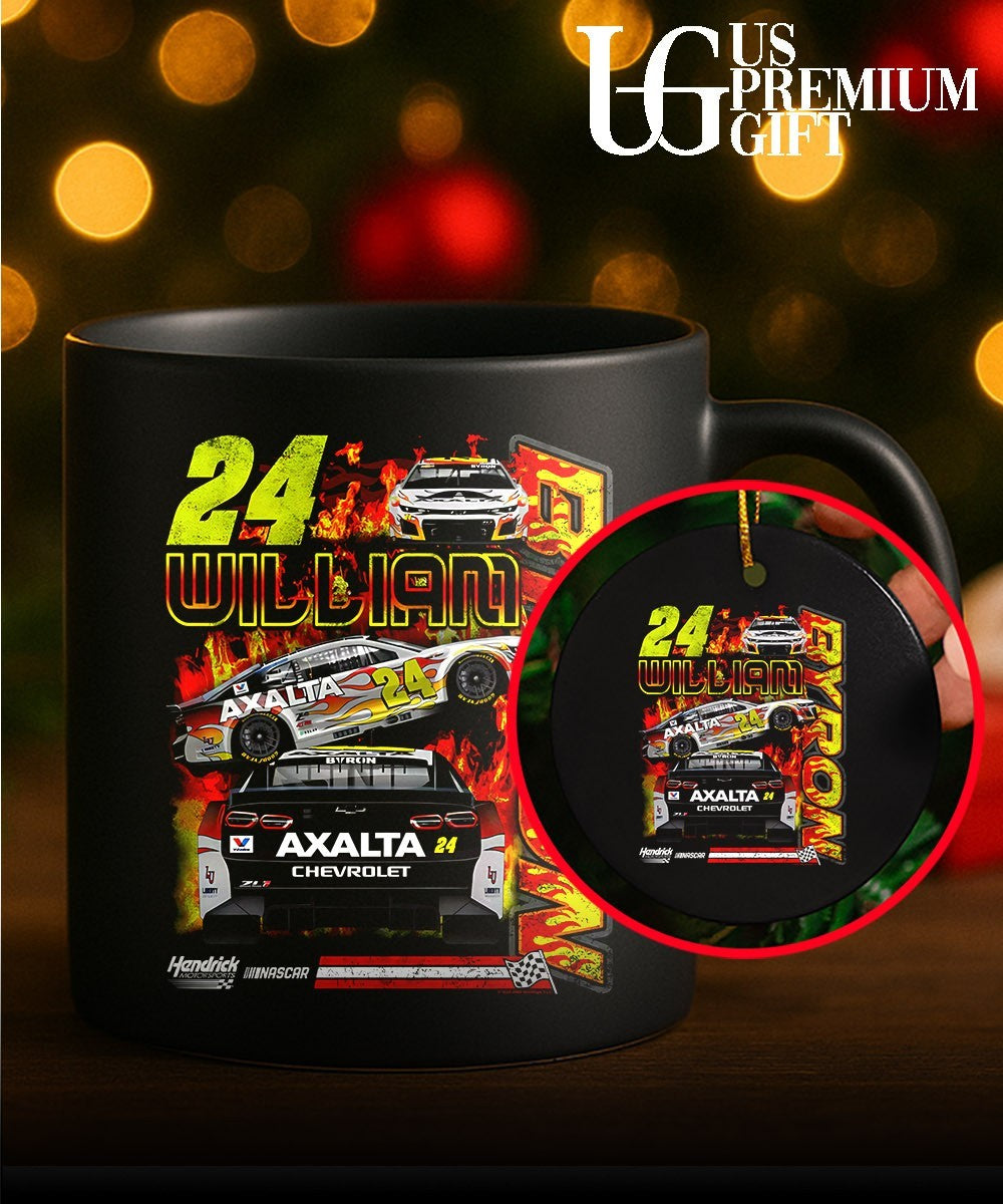 William Byron Mad Engine Flames graphic shirt