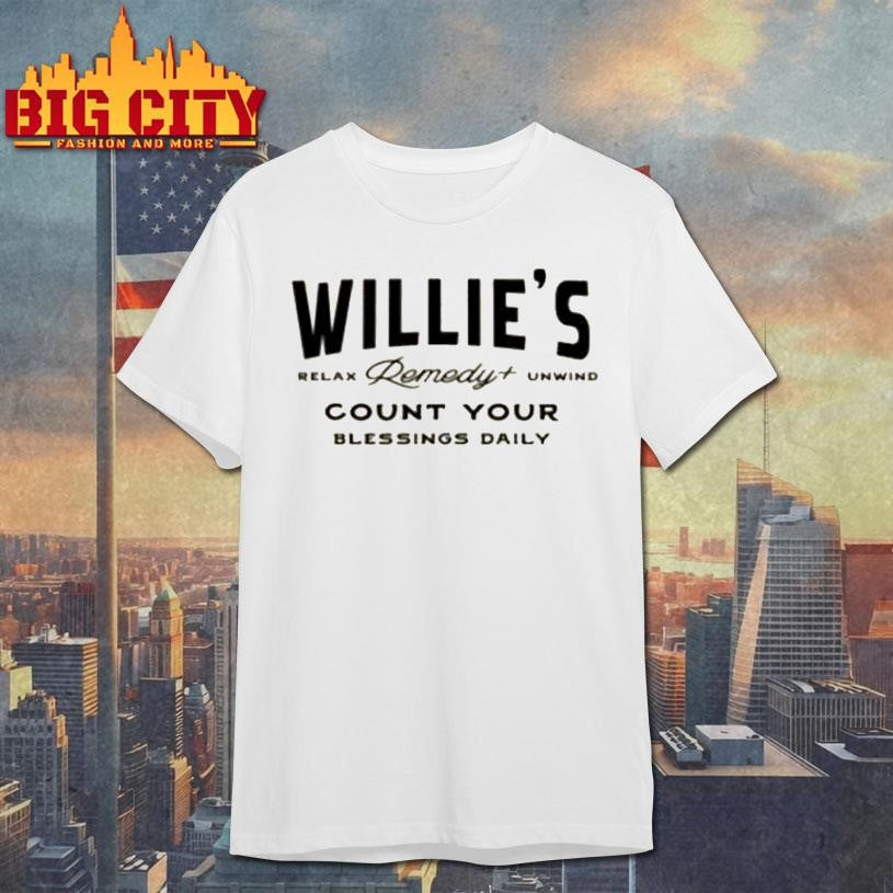 Willie Nelson Count Your Blessings Daily Shirt