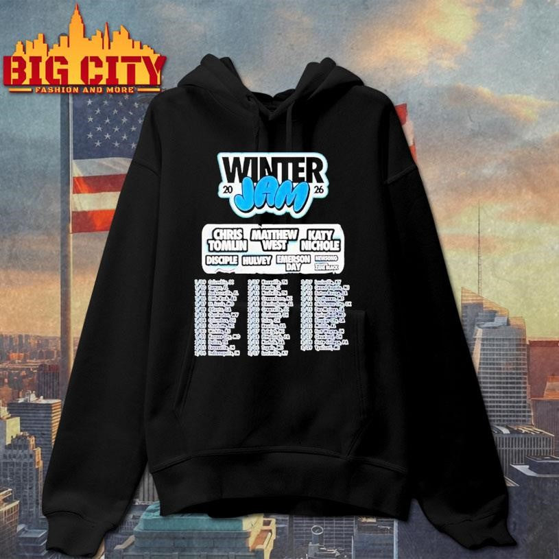 Winter Jam Tour 2026 Chris Tomlin Matthew West Katy Nichole Disciple Shirt