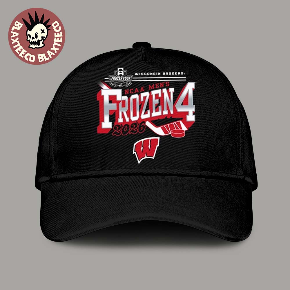 Wisconsin Badgers Men’s Hockey 2026 NCAA Frozen Four Vegas Cap Hat Snapback