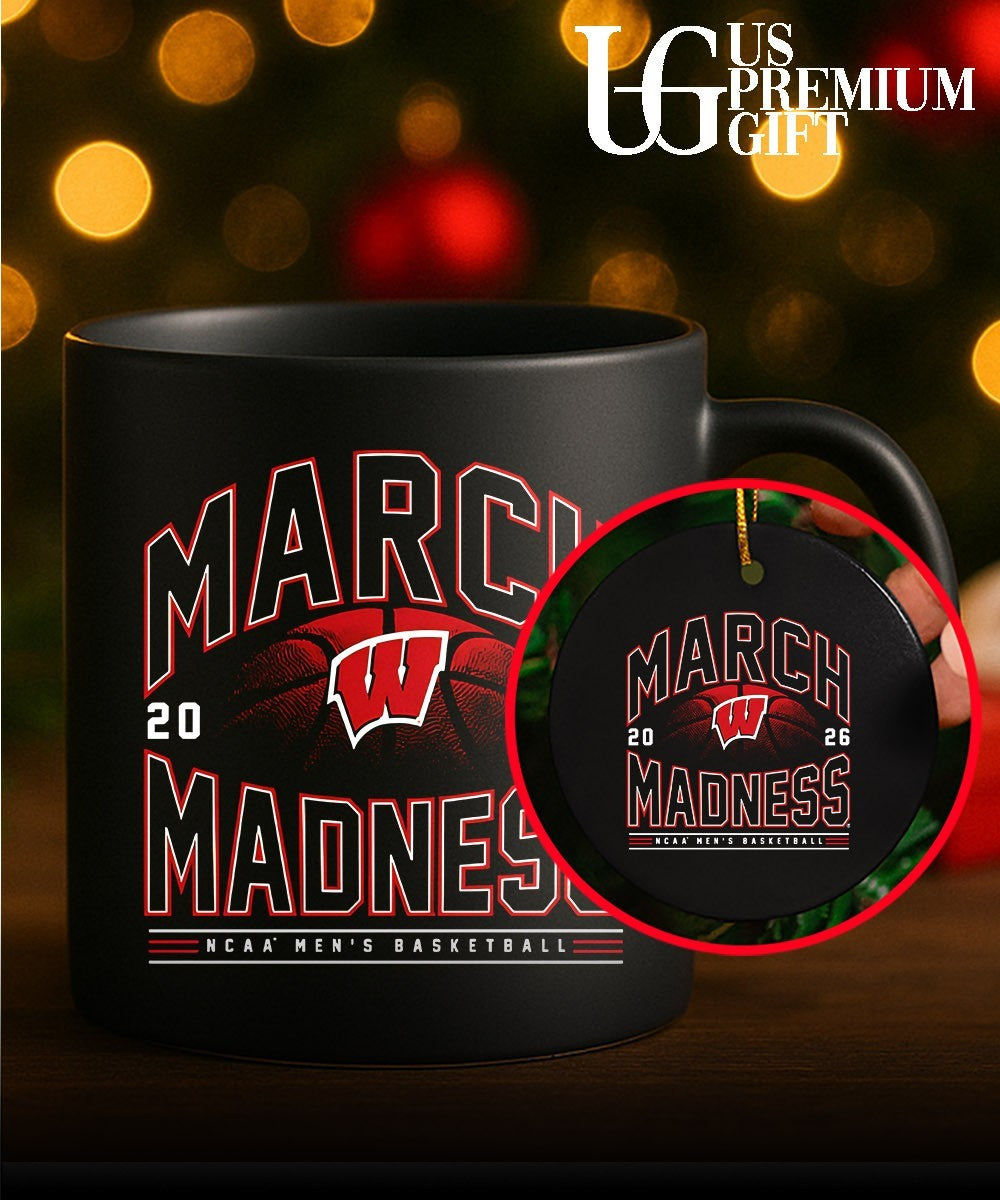 Wisconsin Badgers Men’s basketball 2026 NCAA March Madness shirt