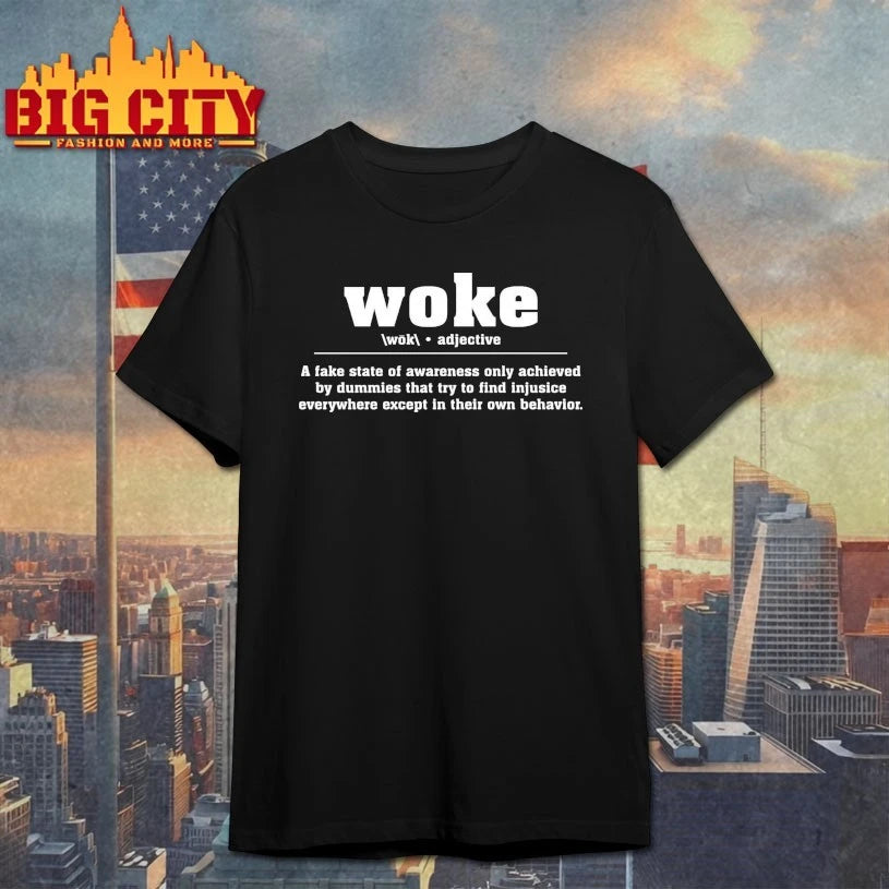Woke A Fake State Of Awareness Only Achieved shirt