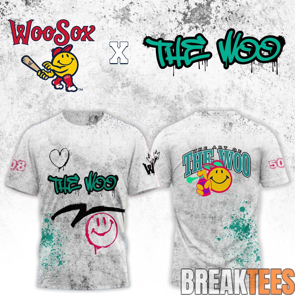 Worcester Red Sox x The Art of The Woo T-Shirt