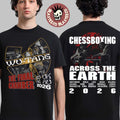 Wu Tang Clan The Final Chamber 2026 Tour Merch Chessboxing Across The Earth International T-Shirt