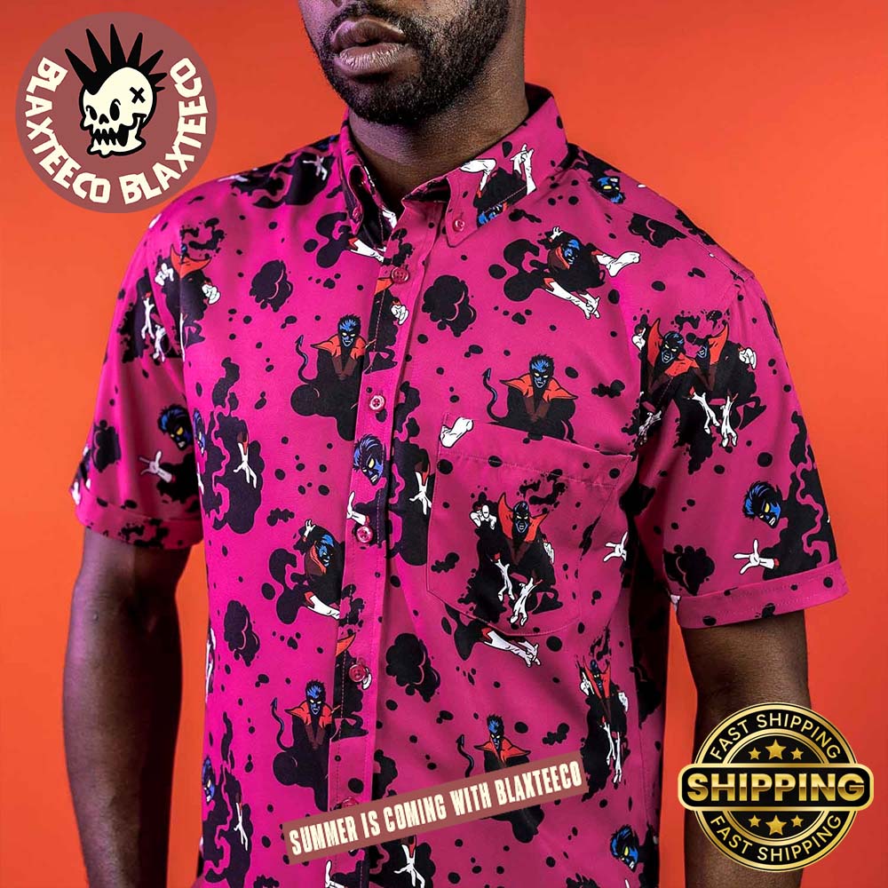 X-Men RSVLTS Nightcrawler BAMF Summer Hawaiian Shirt